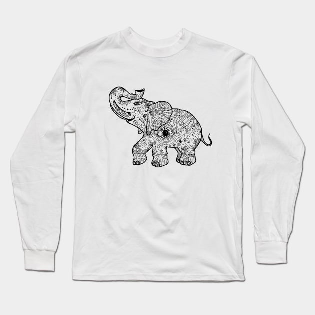 Fortune's Elephant Long Sleeve T-Shirt by lisenok